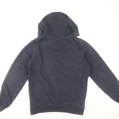 Jack Wills Boys Navy Blue Pullover Hoodie 10-11 Years Cotton Blend