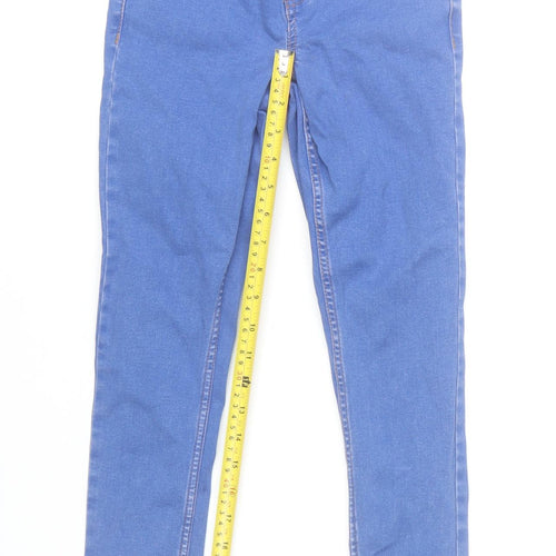 Yazmin Girls Blue High Waist Skinny Jeans Age 11 Years 146cm Stretch Denim