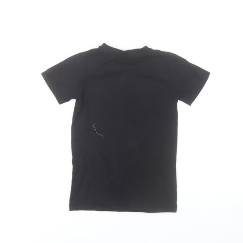 PlayStation Boys Black 7-8 Years Cotton Graphic T-Shirt