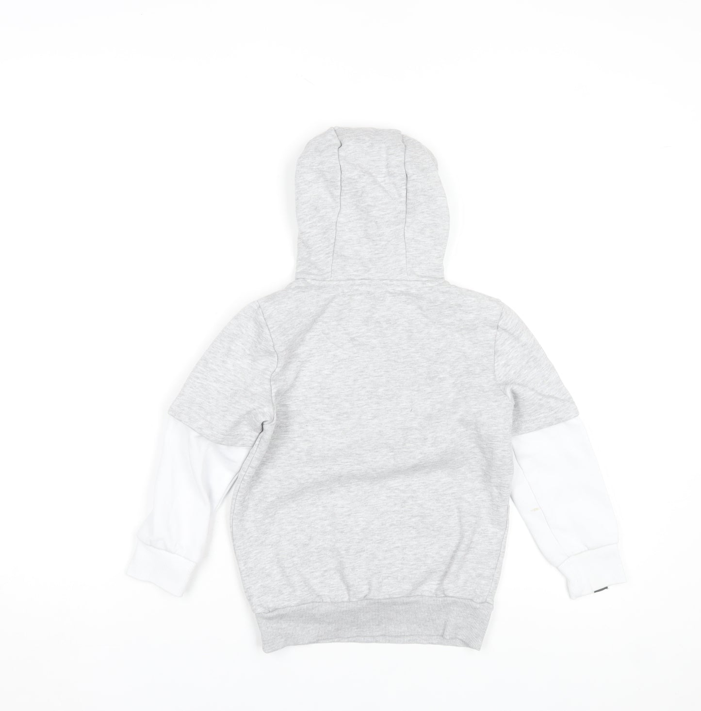 Among Us Boys Grey Graphic Pullover Hoodie Size 5-6 Years Cotton Blend