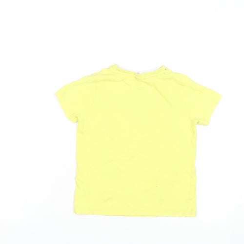 Marvel Boys Yellow Iron Man Graphic Short Sleeve T-Shirt 6-7 Years