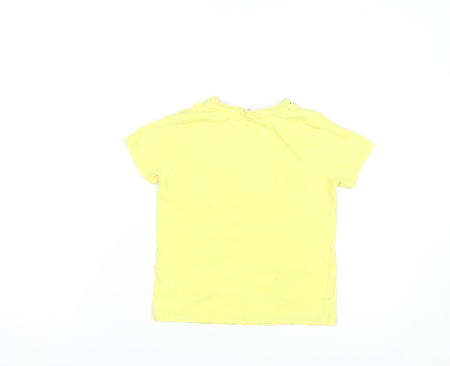Marvel Boys Yellow Iron Man Graphic Short Sleeve T-Shirt 6-7 Years