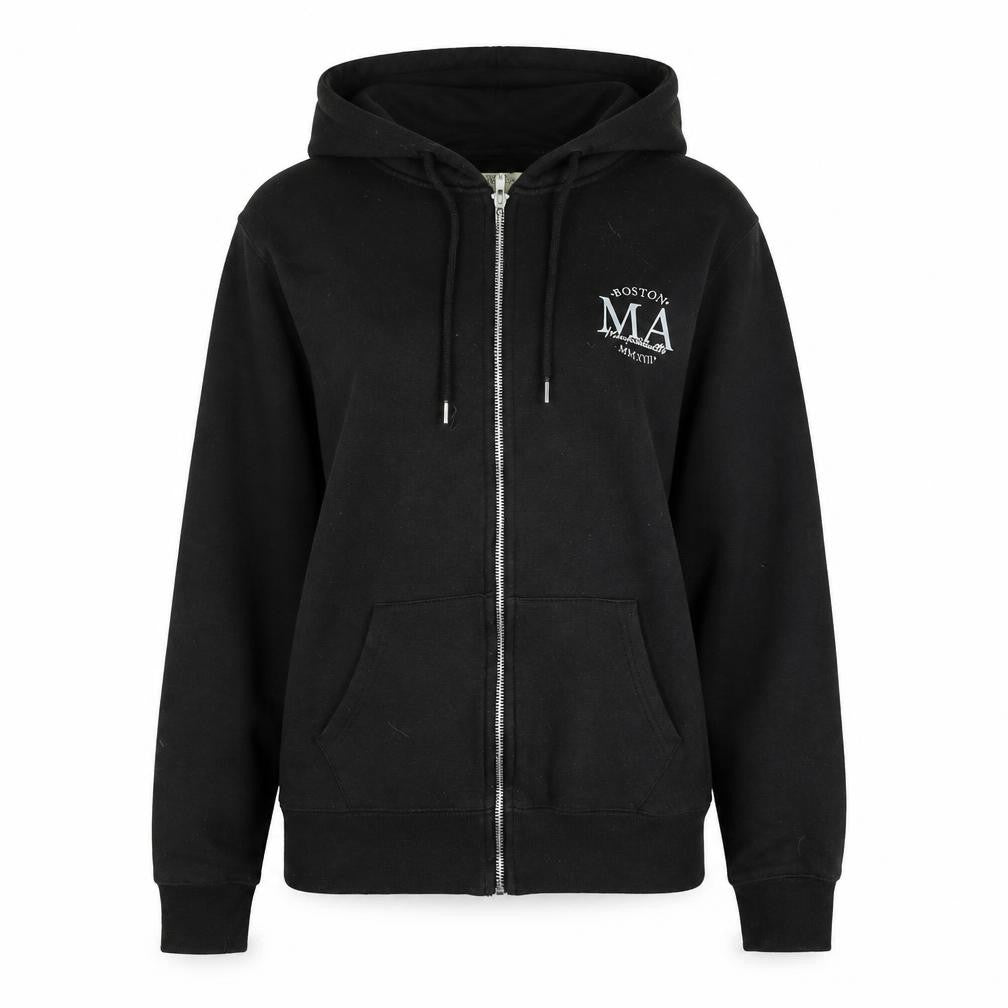 Burton Menswear Unisex Black Small Hooded Zip Jacket