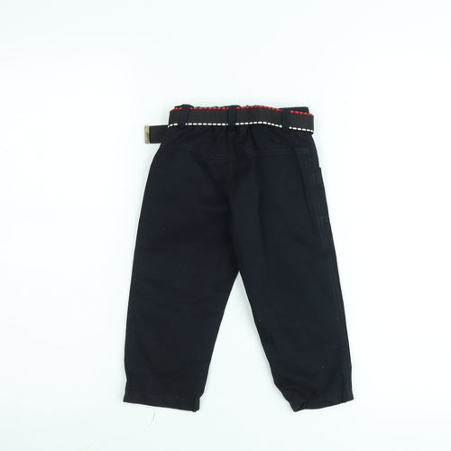 Ramada Boys Black 2 Years Chino Trousers with Belt