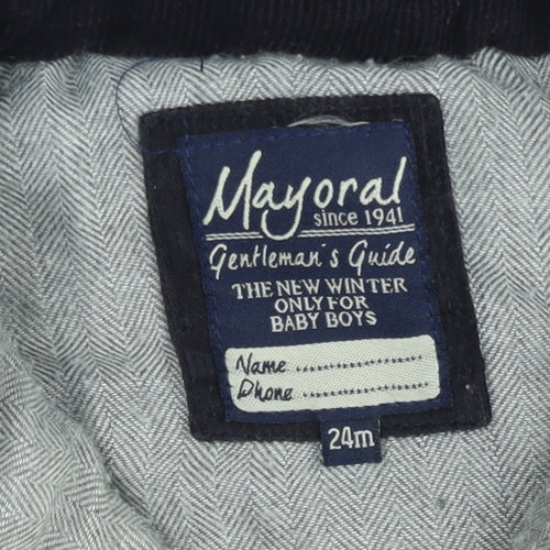 Mayoral Boys Black 2 Years Puffer Gilet Winter Waistcoat