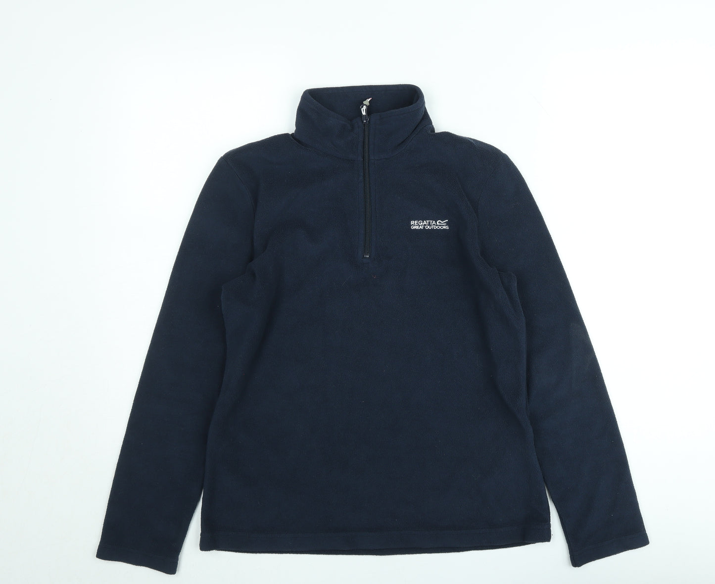 Regatta Unisex Blue Fleece Half Zip Pullover Sweatshirt S