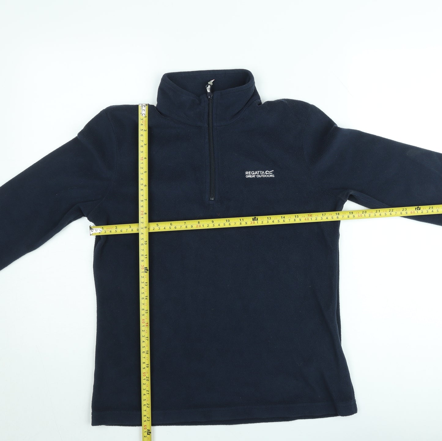 Regatta Unisex Blue Fleece Half Zip Pullover Sweatshirt S