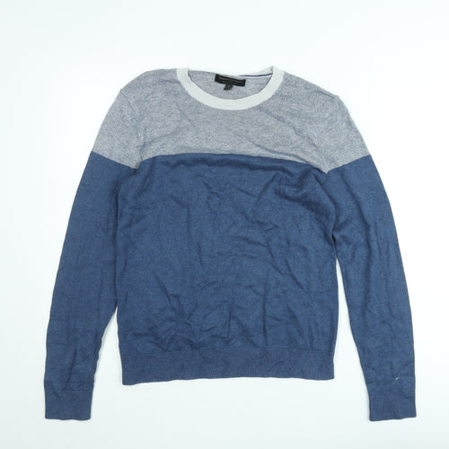 Banana Republic Men's Blue Small Pullover Sweatshirt Knit Crew Neck
