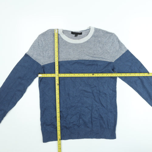 Banana Republic Men's Blue Small Pullover Sweatshirt Knit Crew Neck