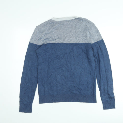 Banana Republic Men's Blue Small Pullover Sweatshirt Knit Crew Neck