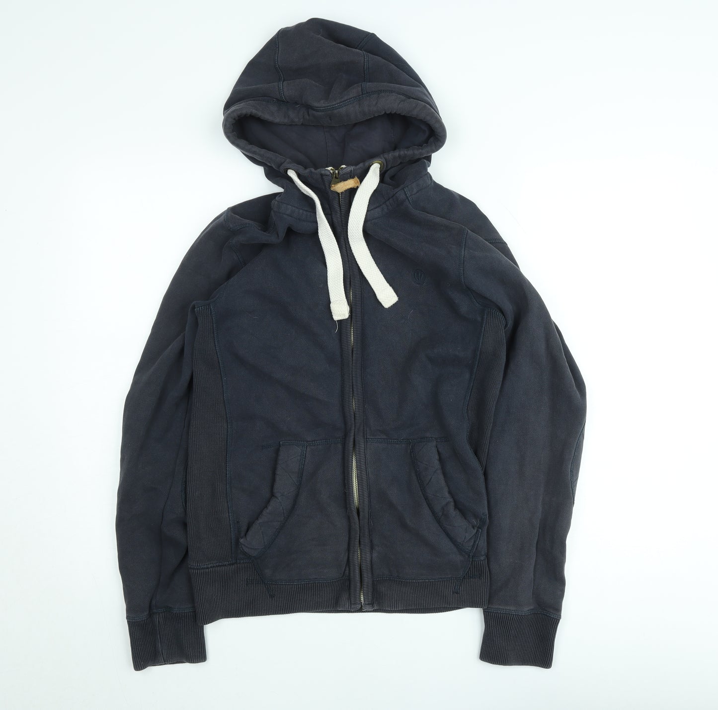 FatFace Men’s Blue XS Hooded Full Zip Cotton Jacket