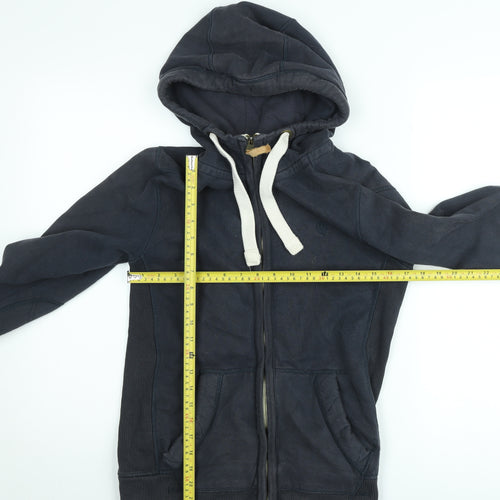 FatFace Men’s Blue XS Hooded Full Zip Cotton Jacket