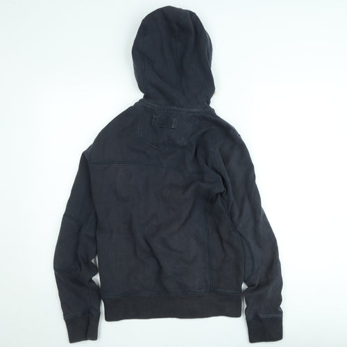 FatFace Men’s Blue XS Hooded Full Zip Cotton Jacket