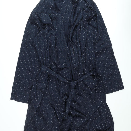 Marks and Spencer Womens Blue Polka Dot Belted Coatigan XL