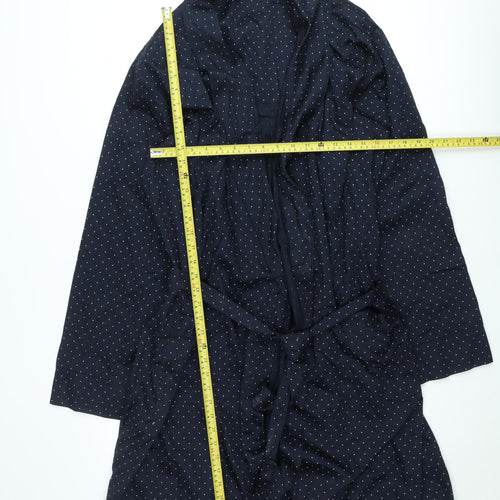 Marks and Spencer Womens Blue Polka Dot Belted Coatigan XL