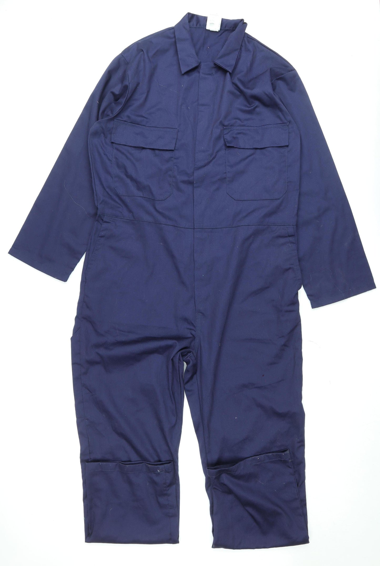 Euro Work Men's Blue Coverall Boiler Suit Large Workwear