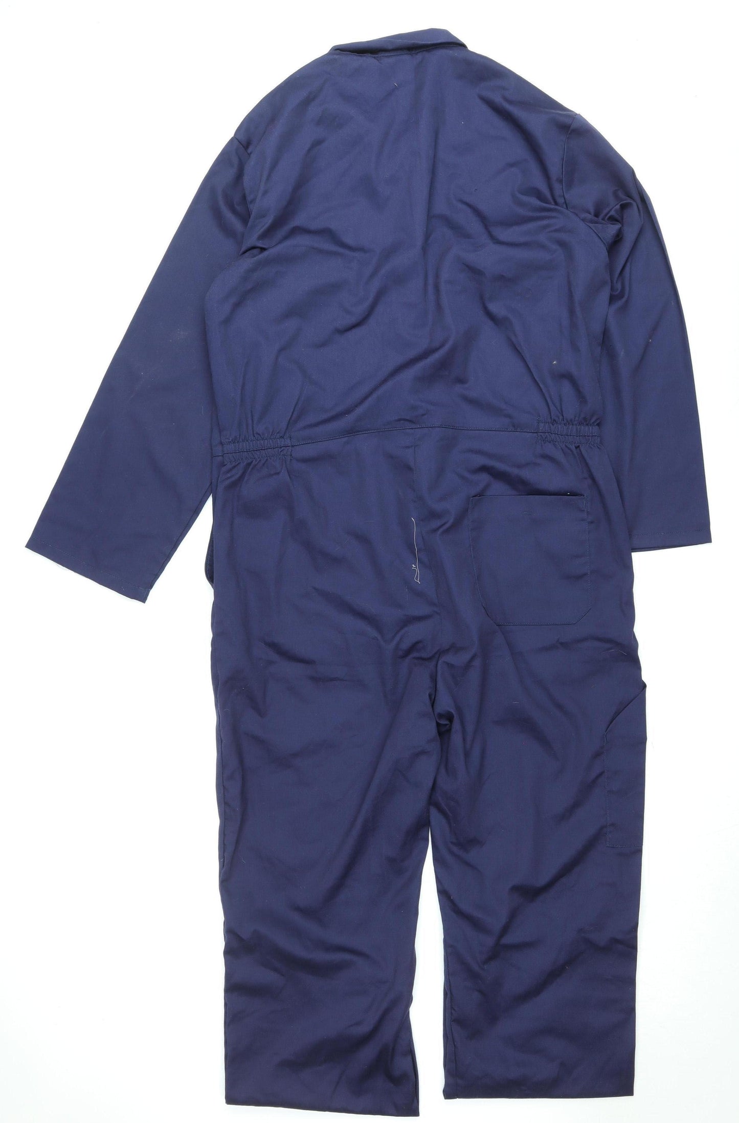 Euro Work Men's Blue Coverall Boiler Suit Large Workwear