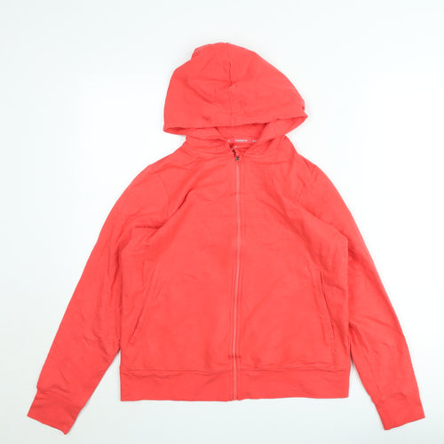Marks and Spencer Women’s Red Hooded Full Zip Jacket Size 10