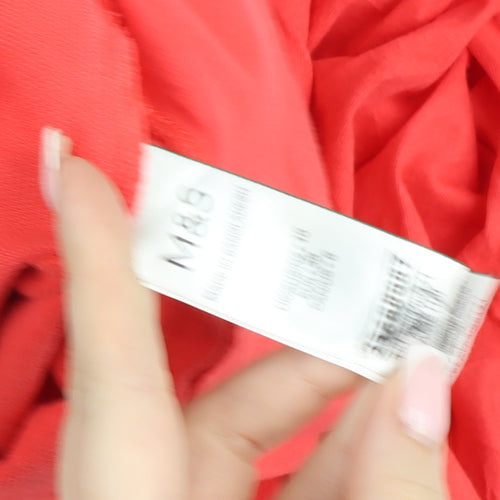 Marks and Spencer Women’s Red Hooded Full Zip Jacket Size 10