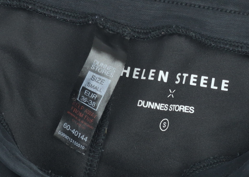 Helen Steele x Dunnes Stores Women Black Sweat Shorts S Relaxed Fit