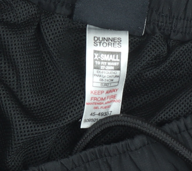 Dunnes Stores Men's Black XS Jogger Activewear Trousers