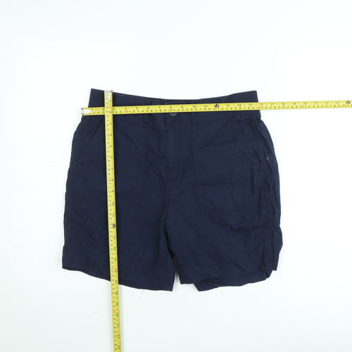 Dunnes Mens Navy Casual Chino Shorts Size 12 with Pockets