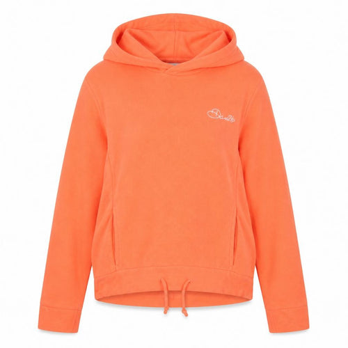 Dare 2B Women's Orange Hooded Pullover Fleece Hoodie Size UK 8