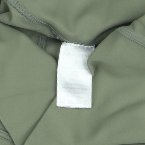 Final Bend Women’s Green High Waisted Ankle Leggings Size S