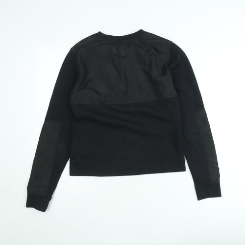 Nike Men's Black Small Crew Neck Pullover Sweatshirt