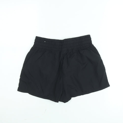 Victoria's Secret PINK Girls Black Elastic Waist Athletic Shorts Size S