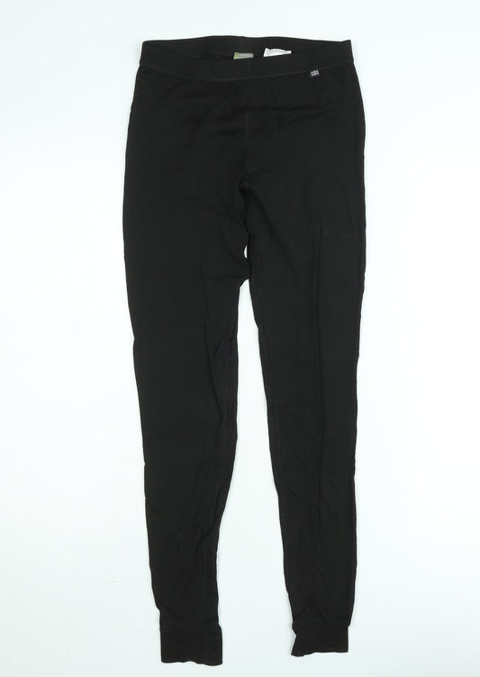 Helly Hansen Women Black M Leggings Moisture Wicking Polypropylene