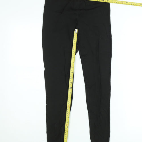 Helly Hansen Women Black M Leggings Moisture Wicking Polypropylene