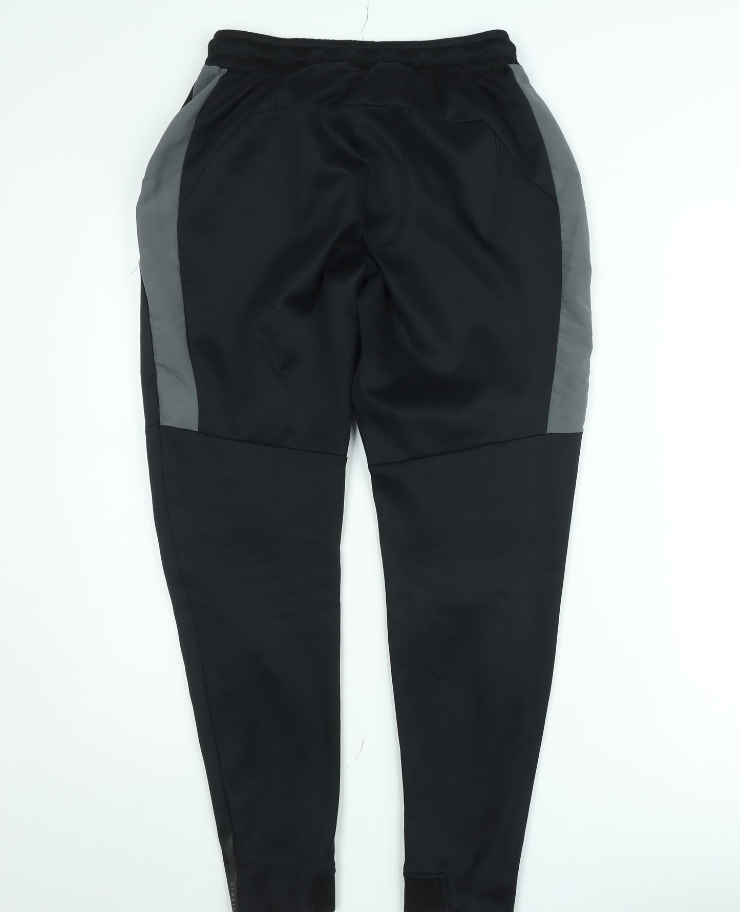 Gym King Men's Black Slim Fit Jogger Trousers Size M