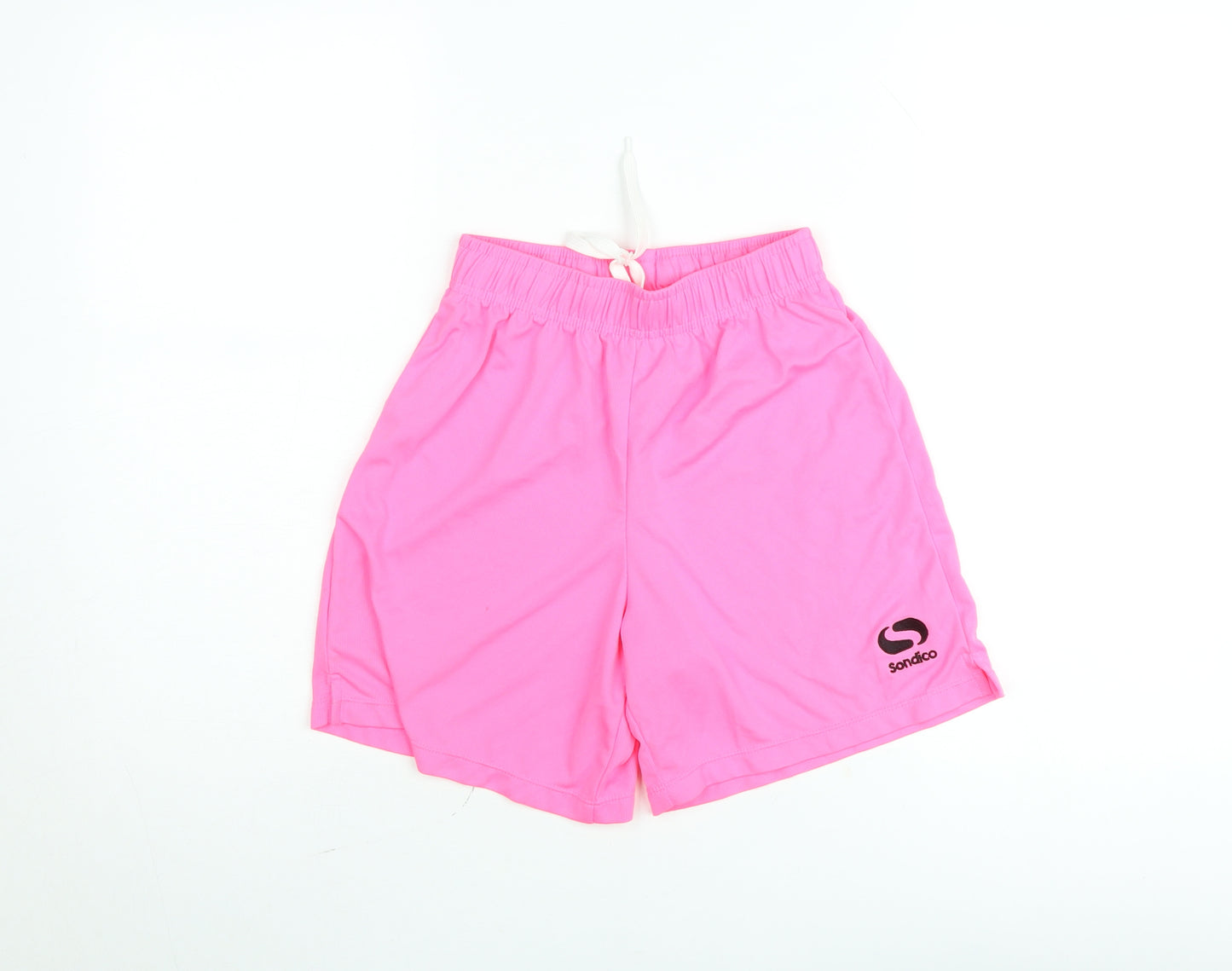 Sondico Boys Pink 11-12 Years Athletic Shorts Polyester Drawstring