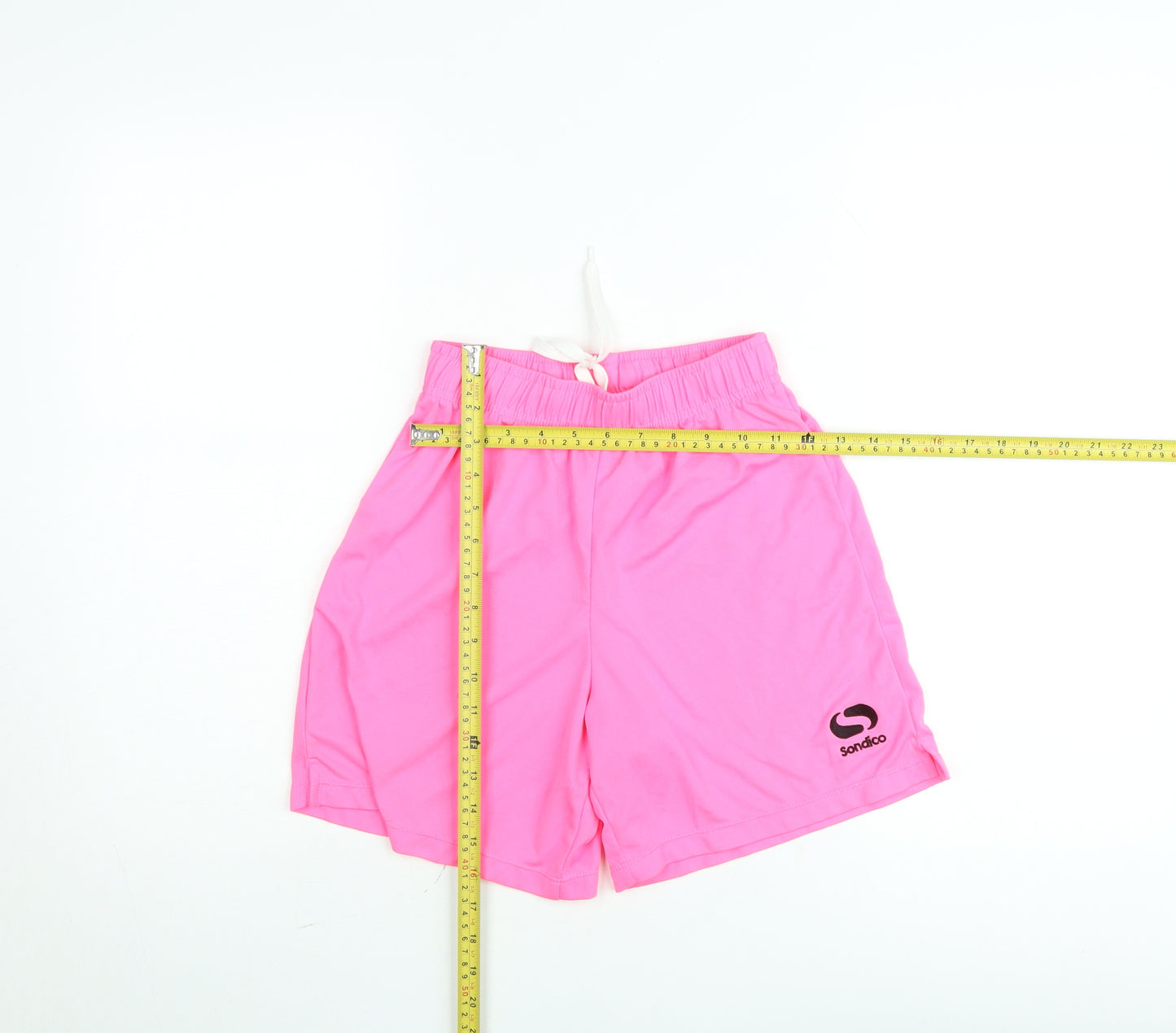 Sondico Boys Pink 11-12 Years Athletic Shorts Polyester Drawstring