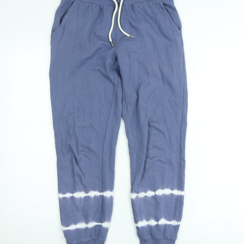 GAP Women Blue Tie Dye Jogger Sweatpants XS Cotton Blend