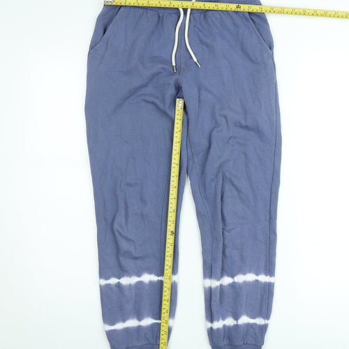 GAP Women Blue Tie Dye Jogger Sweatpants XS Cotton Blend