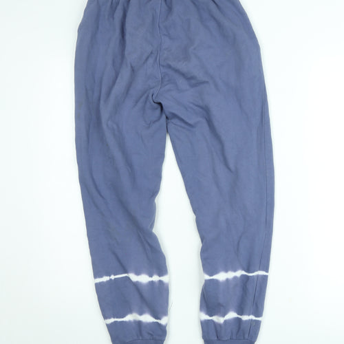 GAP Women Blue Tie Dye Jogger Sweatpants XS Cotton Blend