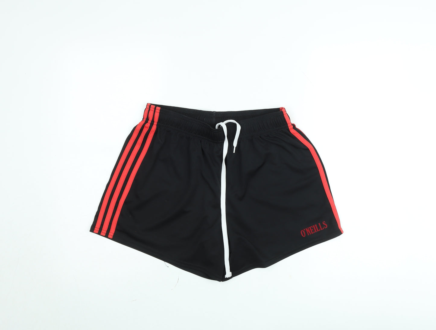 O'Neills Boys Black Athletic Shorts 36in Regular Fit Sportswear
