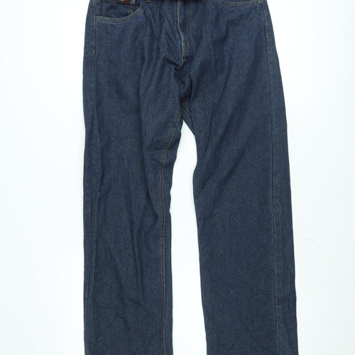 Pierre Cardin Men's Blue Straight Leg Denim Jeans 34L Regular Fit