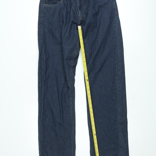 Pierre Cardin Men's Blue Straight Leg Denim Jeans 34L Regular Fit