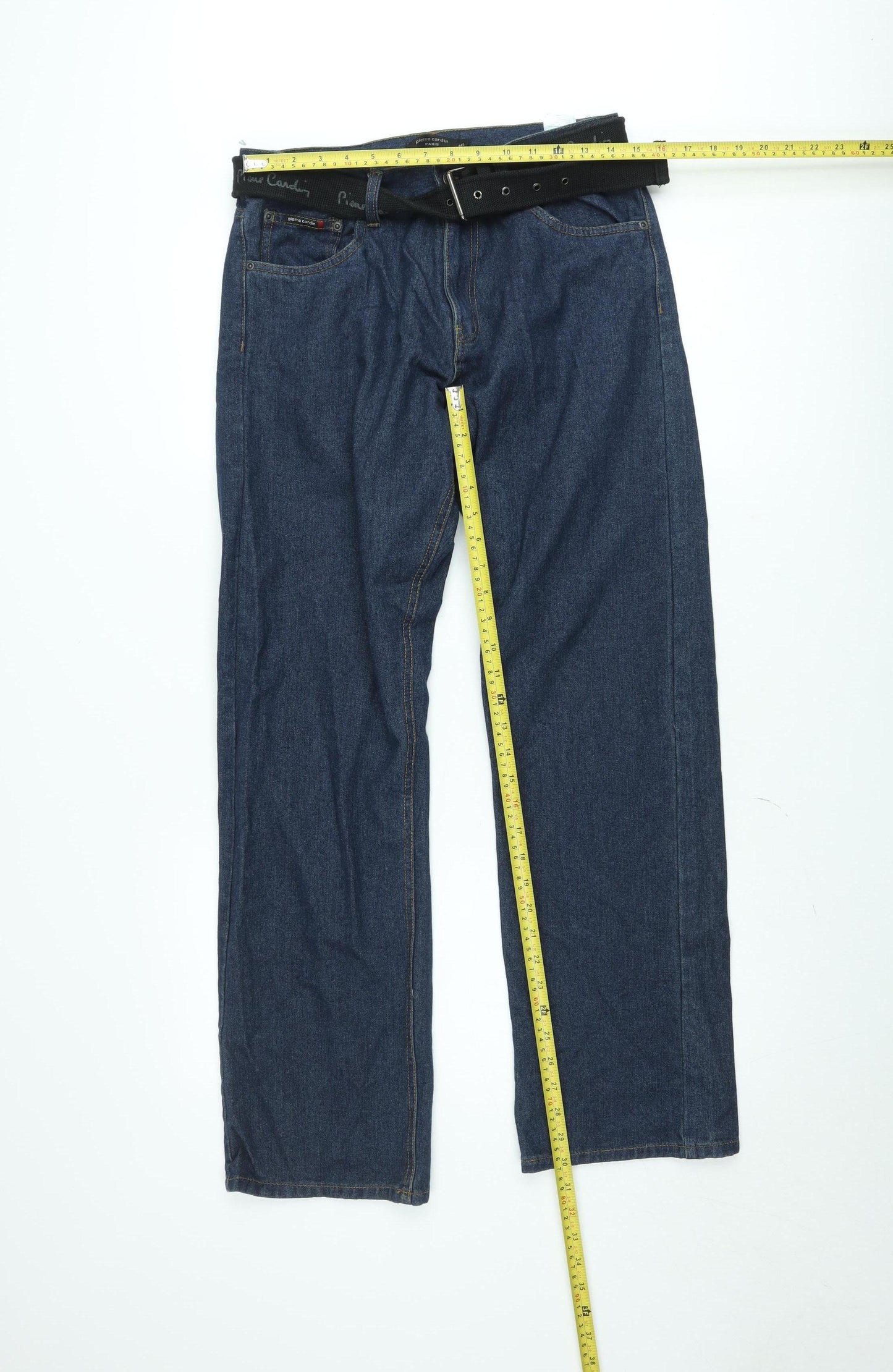 Pierre Cardin Men's Blue Straight Leg Denim Jeans 34L Regular Fit