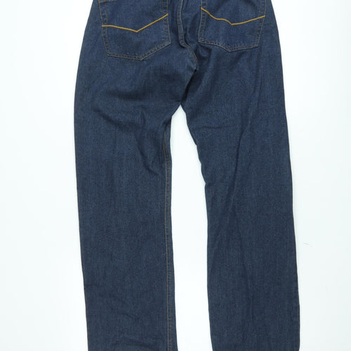 Pierre Cardin Men's Blue Straight Leg Denim Jeans 34L Regular Fit