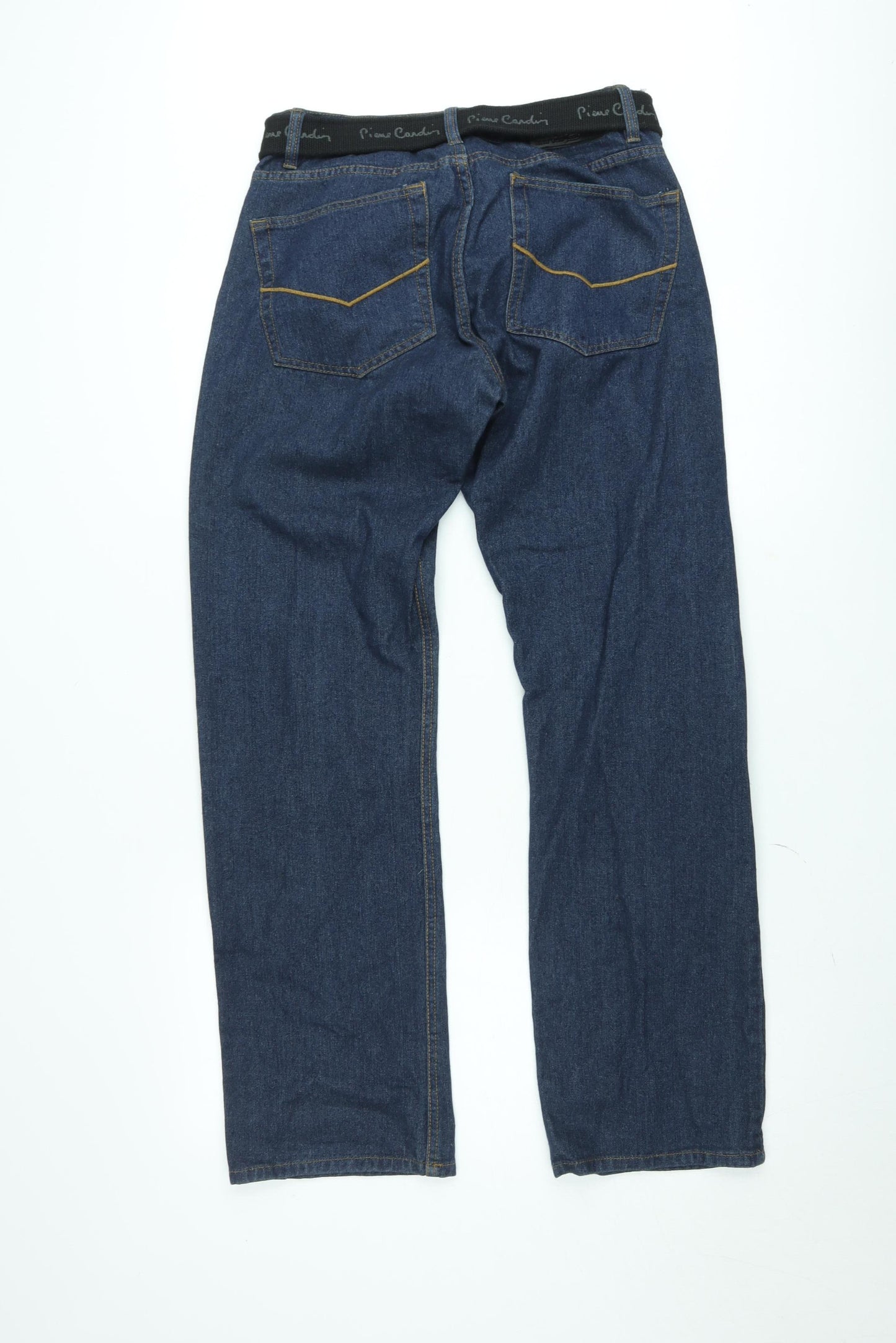 Pierre Cardin Men's Blue Straight Leg Denim Jeans 34L Regular Fit