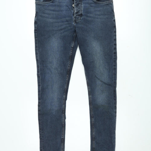 Denim Co Men's Blue Skinny Stretch Jeans 36W 34L Slim Fit