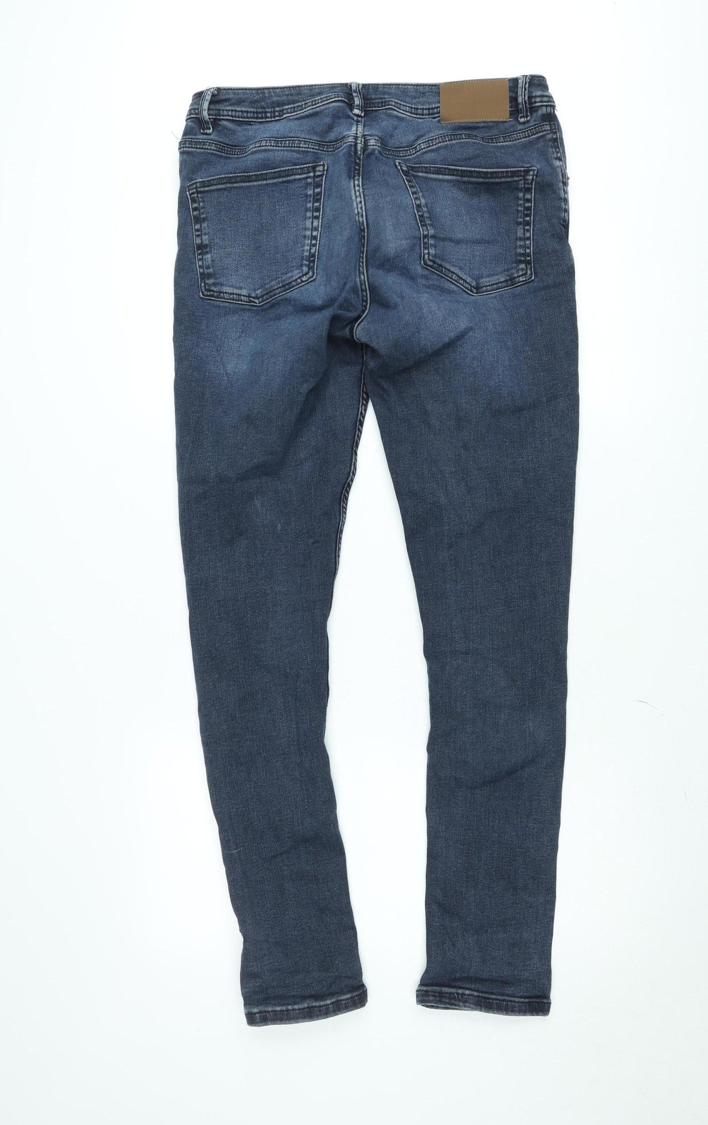 Denim Co Men's Blue Skinny Stretch Jeans 36W 34L Slim Fit