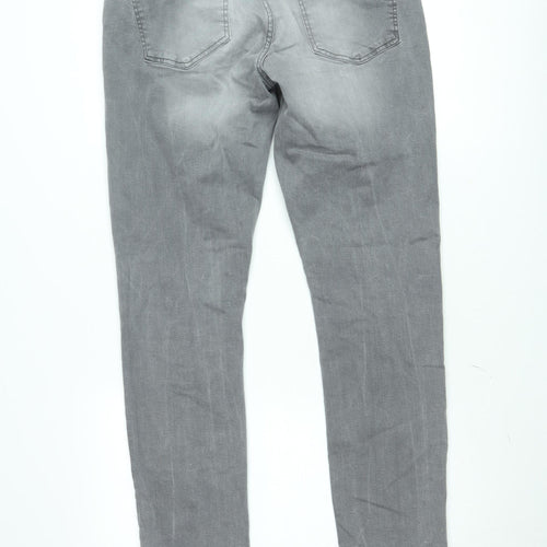 Denim Co Mens Grey Slim Fit Jeans W36 L34 Grey Denim Casual