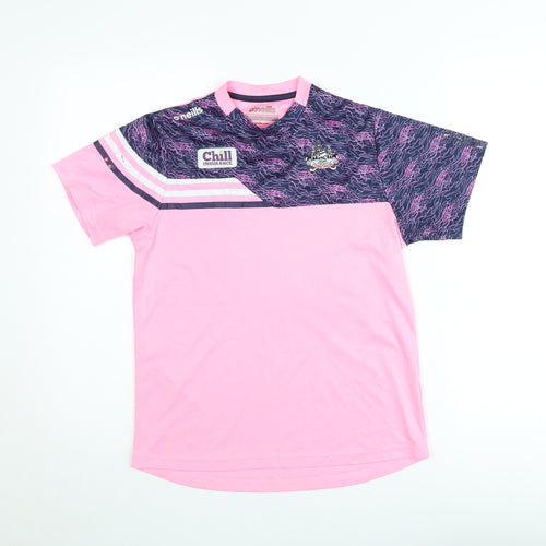 O'Neills Womens Pink Sports T-Shirt Size L Short Sleeve Athletic Fit