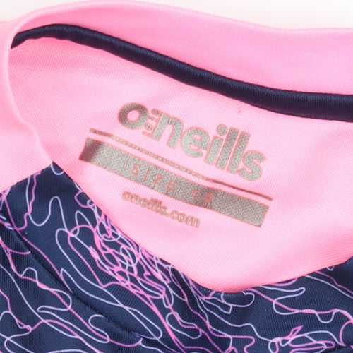 O'Neills Womens Pink Sports T-Shirt Size L Short Sleeve Athletic Fit