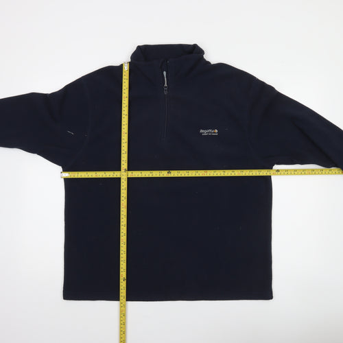 Regatta Men’s Blue Fleece 1/4 Zip Pullover Sweatshirt XL